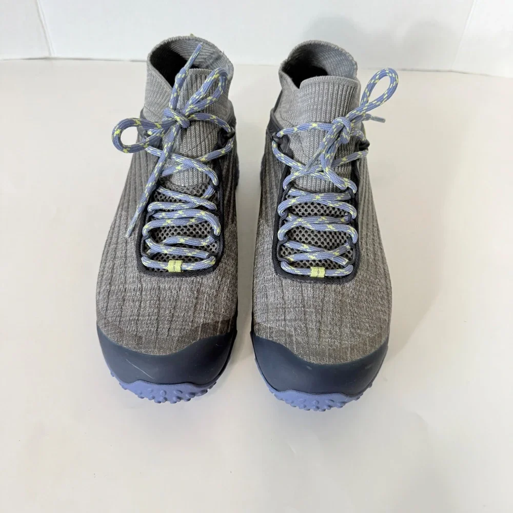 Merrell Women's Chameleon 7‎ Knit Gray Blue Mid Vibram Sole Hiking Shoes Size 9
